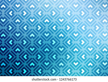 Light BLUE vector texture with colored lines. Shining colored illustration with narrow lines. Smart design for your business advert.