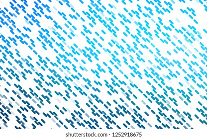 Light BLUE vector texture with colored lines. Shining colored illustration with narrow lines. Pattern for websites, landing pages.