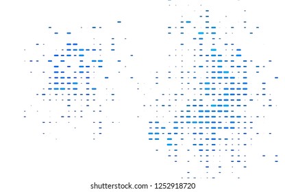Light BLUE vector texture with colored lines. Modern geometrical abstract illustration with staves. The pattern can be used for websites.