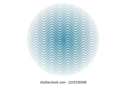 Light BLUE vector texture with colored lines. Shining colored illustration with narrow lines. Smart design for your business advert.