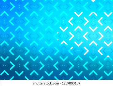Light BLUE vector texture with colored lines. Decorative shining illustration with lines on abstract template. Smart design for your business advert.