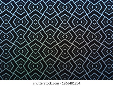 Light BLUE vector texture with colored lines. Shining illustration with lines on abstract template. Pattern for websites, landing pages.