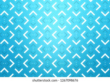 Light BLUE vector texture with colored lines. Shining colored illustration with narrow lines. The pattern can be used as ads, poster, banner for commercial.