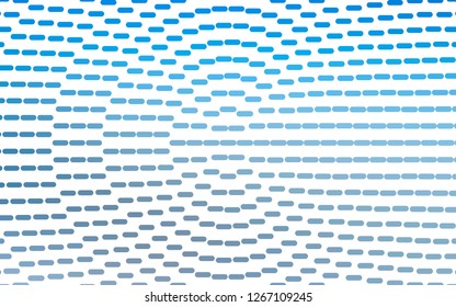 Light BLUE vector texture with colored lines. Decorative shining illustration with lines on abstract template. Smart design for your business advert.