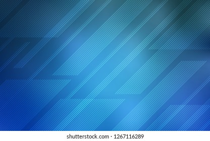 Light BLUE vector texture with colored lines. Decorative shining illustration with lines on abstract template. Template for your beautiful backgrounds.