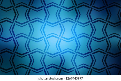 Light BLUE vector texture with colored lines. Blurred decorative design in simple style with lines. Smart design for your business advert.