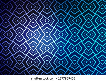 Light BLUE vector texture with colored lines. Lines on blurred abstract background with gradient. Backdrop for TV commercials.