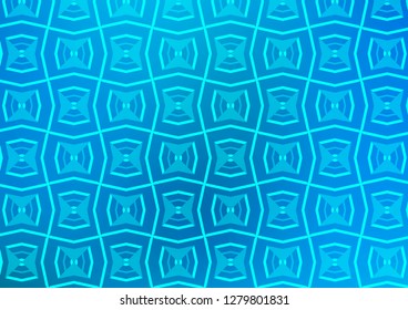 Light BLUE vector texture with colored lines. Lines on blurred abstract background with gradient. Best design for your ad, poster, banner.