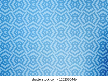 Light BLUE vector texture with colored lines. Shining illustration with lines on abstract template. Smart design for your business advert.