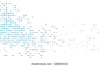 Light BLUE vector texture with colored lines. Shining colored illustration with narrow lines. The template can be used as a background.