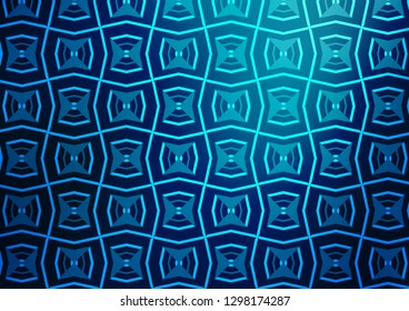 Light BLUE vector texture with colored lines. Lines on blurred abstract background with gradient. Best design for your ad, poster, banner.