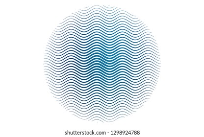 Light BLUE vector texture with colored lines. Lines on blurred abstract background with gradient. Pattern for ads, posters, banners.