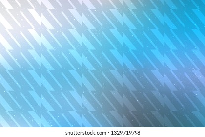 Light BLUE vector texture with colored lines. Shining colored illustration with sharp stripes. Pattern for ad, booklets, leaflets.