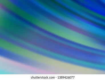 Light BLUE vector texture with colored lines. Decorative shining illustration with lines on abstract template. Pattern for websites, landing pages.