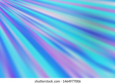 Light BLUE vector texture with colored lines. Decorative shining illustration with lines on abstract template. Backdrop for TV commercials.