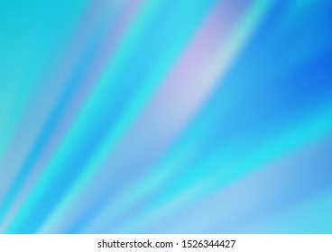 Light BLUE vector texture with colored lines. Decorative shining illustration with lines on abstract template. Pattern for ads, posters, banners.