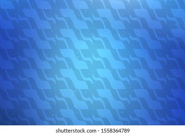 Light BLUE vector texture with colored lines. Blurred decorative design in simple style with lines. Best design for your ad, poster, banner.