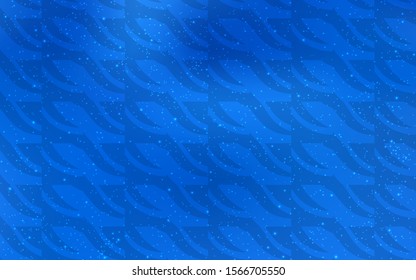 Light BLUE vector texture with colored lines. Shining colored illustration with sharp stripes. Smart design for your business advert.