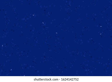 Light BLUE vector texture with colored lines, dots. Modern geometrical abstract illustration with Lines. Template for your beautiful backgrounds.