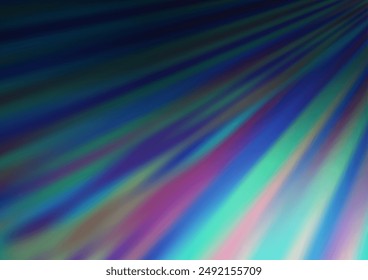 Light BLUE vector texture with colored lines. Decorative shining illustration with lines on abstract template. Pattern for business booklets, leaflets.