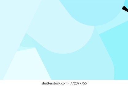 Light BLUE vector texture with colored capsules. Decorative shining illustration with lines on abstract template. The pattern can be used as ads, poster, banner for medicine.