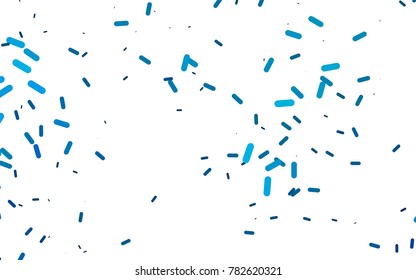 Light BLUE vector texture with colored capsules. Modern geometrical abstract illustration with staves. The pattern can be used as ads, poster, banner for medicine.