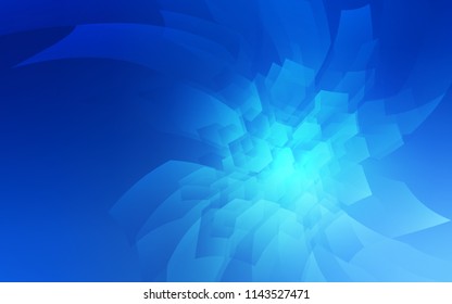 Light BLUE vector texture with colorful hexagons. Glitter abstract illustration in hexagonal style. Pattern can be used for landing pages.