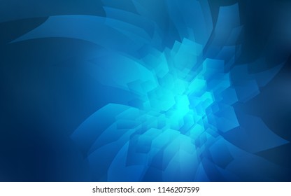 Light BLUE vector texture with colorful hexagons. Design in abstract style with hexagons. Pattern can for your ad, booklets.