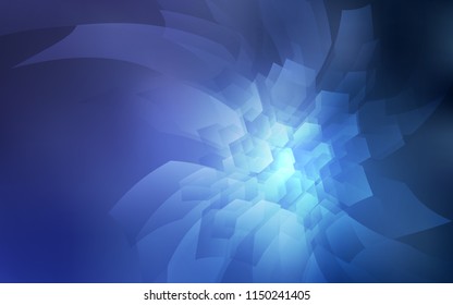 Light BLUE vector texture with colorful hexagons. Illustration of colored hexagons on white surface. Beautiful design for your business advert.
