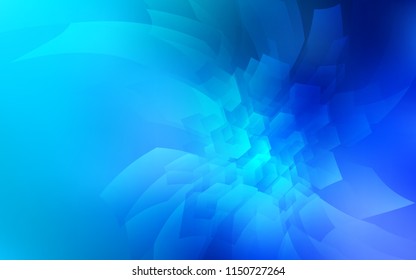 Light BLUE vector texture with colorful hexagons. Abstract illustration with colorful hexagons. Pattern for ads, leaflets.