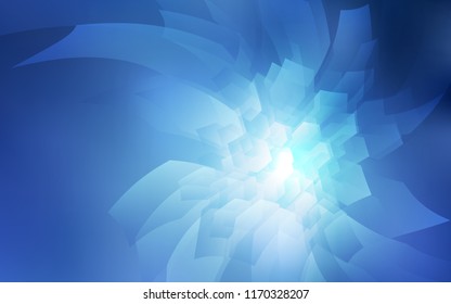 Light BLUE vector texture with colorful hexagons. Abstract illustration with colorful hexagons. Pattern can for your ad, booklets.