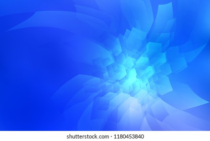 Light BLUE vector texture with colorful hexagons. Glitter abstract illustration in hexagonal style. Pattern can be used for landing pages.