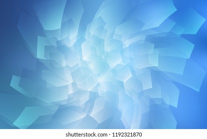 Light BLUE vector texture with colorful hexagons. Abstract illustration with colorful hexagons. Pattern for texture of wallpapers.
