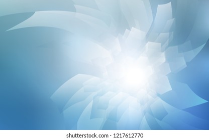 Light BLUE vector texture with colorful hexagons. White background with colorful hexagons. Pattern can for your ad, booklets.