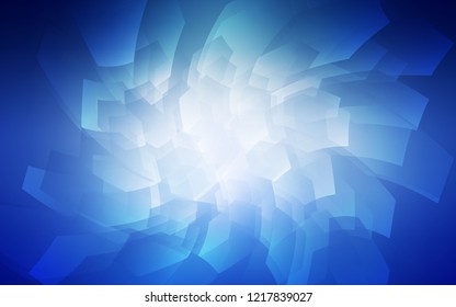 Light BLUE vector texture with colorful hexagons. White background with colorful hexagons. New template for your brand book.