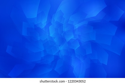 Light BLUE vector texture with colorful hexagons. Abstract illustration with colorful hexagons. Pattern can be used for landing pages.