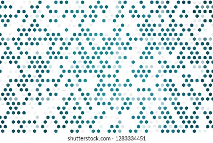 Light BLUE vector texture with colorful hexagons. Design in abstract style with hexagons. Pattern for ads, leaflets.