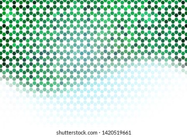 Light BLUE vector texture with colorful hexagons. Design in abstract style with hexagons. Pattern for ads, leaflets.
