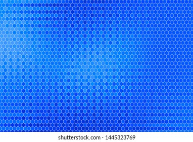 Light BLUE vector texture with colorful hexagons. Blur background with colorful hexagons. Design for your business advert.