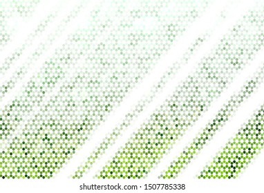 Light BLUE vector texture with colorful hexagons. Colorful hexagons on blur backdrop. Pattern for texture of wallpapers.