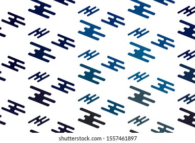 Light BLUE vector texture with colorful lines. Modern geometrical abstract illustration with staves. Best design for your ad, poster, banner.
