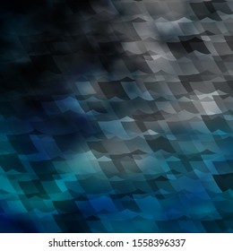 Light BLUE vector texture with colorful hexagons. Illustration of colored hexagons on blur surface. Design for website posters, banners.