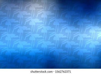 Light BLUE vector texture with colorful hexagons. Illustration with set of colorful hexagons. Design for website posters, banners.