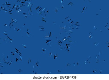Light BLUE vector texture with colorful lines. Modern geometrical abstract illustration with staves. Best design for your ad, poster, banner.