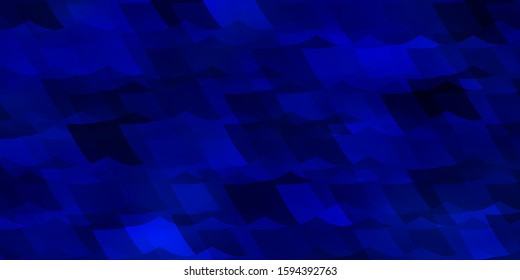 Light BLUE vector texture with colorful hexagons. Abstract illustration with colorful hexagons. Pattern for your ad, booklets.