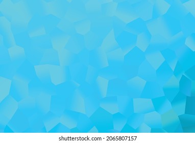 Light BLUE vector texture with colorful hexagons. Abstract illustration with colorful hexagons. Pattern for texture of wallpapers.