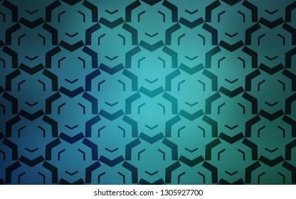Light BLUE vector texture with curved lines. Brand new colorful illustration in simple style. Elegant pattern for a brand book.