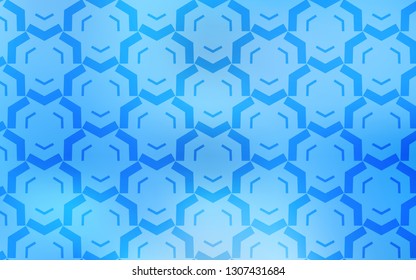 Light BLUE vector texture with curved lines. Colorful geometric sample with gradient lines.  The best colorful design for your business.