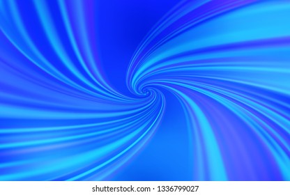 Light BLUE vector texture with curved lines. Colorful illustration in simple style with gradient. Abstract style for your business design.