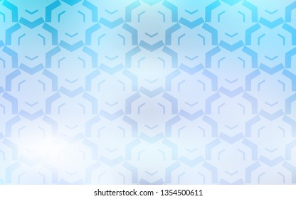 Light BLUE vector texture with curved lines. A completely new colorful illustration in simple style. Elegant pattern for a brand book.